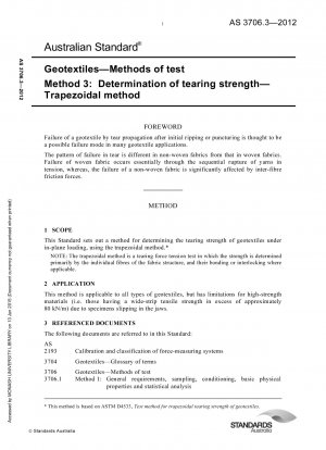 Методы испытаний геотекстиля Определение прочности на разрыв Трапециевидный метод