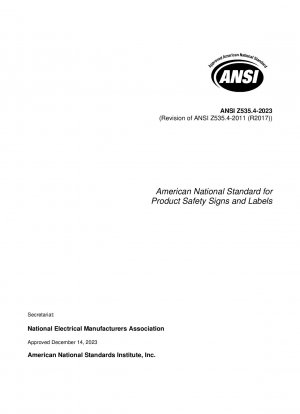 Американский национальный стандарт на знаки и этикетки безопасности продукции